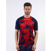 SHIRT ART INTERLOCK M/C dres červená-modrá XL