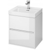Cersanit SET B103 CREA skrinka + CREA 50 umývadlo, Biela lesk S801-277 S801-277