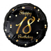 Fóliový balón 18 rokov - Šťastné narodeniny - 45 cm - GoDan