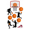 CUKROVÁ TLAČ jedlý obrázok na tortu Cukrová hmota NBA BASKETBALOVÁ SADA Postavy