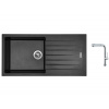 Set Sinks PERFECTO 1000 Metalblack + batéria Sinks SLIM S2 kartáčovaná