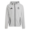 Adidas Bunda REAL MADRID Vis Tech Travel šedé velikost: S