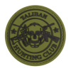 Nášivka TALIBAN HUNTING CLUB plast velcro ZELENÁ