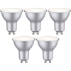 Paulmann 29235 LED En.trieda 2021 E (A - G) GU10 klasická žiarovka 4.9 W teplá biela (Ø x v) 51 mm x 54 mm 5 ks; 29235