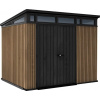 KETER PENT Signature VERTICAL domek 9x7 - hnědý, 279 x 226 x 216 cm