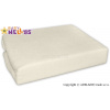 Nepremokavé prestieradlo Baby Nellys ® - Ecru, smotanová - 120x60