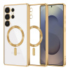 Techsuit Luxury Crystal MagSafe puzdro pre Samsung Galaxy S25 Ultra – zlaté (Gold) KF2341516