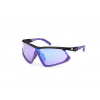 ADIDAS Sluneční brýle Sport SP0055 Black/Gradient Or Mirror Violet