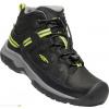Turistická detská obuv Keen steel black steel/grey targhee mid wp Veľkosť: 34