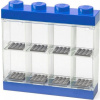 LEGO® zberateľská skrinka na 8 minifigúrok modrá 4065