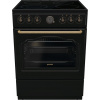 Kuchyňa Gorenje GECS6B71CLB Keramická Retro 71L Pizza 50-275°C AirFry 60 cm