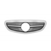 Sportovní maska s logem-1 žebro Mercedes E Class W212 facelift, stříbrná-chrom