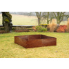Corgarden Vyvýšený záhon VIVO 1013 148 x 148 x 36 cm Corten