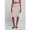 Ladies Rib Knit Midi Skirt - lilac M