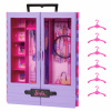 Mattel Barbie Fashionistas Šatní skříň fialová