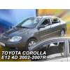Deflektory predné pre TOYOTA Corolla, 2002-07