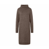 Tchibo - Pletené šaty - pre dámy - veľ. L 44/46 - farba: hnedá