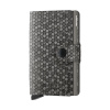 Kožené puzdro na karty SECRID Miniwallet Hexagon Grey šedé