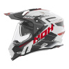přilba N312 Vapor, NOX (bílá,černá,červená vel. L)