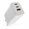 Emos GaN univerzálny USB adaptér 2xUSB-C a USB výstupom, 65W, PD V05G65 - Univerzálny USB adaptér