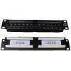 Patch panel DATACOM 10“ UTP cat5e 12portov