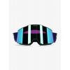 Lyžiarske okuliare 100% Snowcraft Hiper S - eggplant/mirror green lens