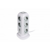 VERBATIM EU Power Tower EUPT-01 Nabíjecí stanice ,11x 230V, 2x USB-C, 2x USB-A 49547