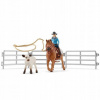 Schleich 42577 tímová zábava s lasom pre kovbojky