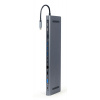 Gembird USB-C 9v1 multiport USB + HDMI + VGA + PD + čítačka kariet + LAN + audio A-CM-COMBO9-01