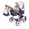 DeCuevas Skladací kočík pre bábiky 3 v 1 s batôžkom TOP Collection 2020 - 70 cm