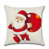 Obliečka na vankúš - Dekoračná obliečka na vankúš Stephani Home 45 x 45 cm (Vianočná tkaná obliečka na vankúš Little Santa 45x45)