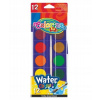 Colorino Kids vodové farby - 12 farieb s Ø 27 mm