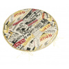 Bellatex Sedák Adéla kulatý hladký, Noviny - průměr 40 cm