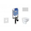 Ideal Standard ProSys - Set predstenovej inštalácie, klozetu a sedadla Bau Ceramic, tlačidla Oleas M2, Rimless, SoftClose, biela ProSys80M SP133