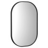 Sapho CONA SLIM zrkadlo v ráme, 40x60cm, čierna NC245