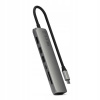 Satechi 7-in-1 USB-C Slim viacportový adaptér USB-C Ethernet Space Grey