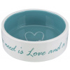 TRIXIE Pet´s home keramická miska 0,8l/16 cm krémovo/petrolejová