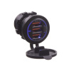 3x USB zásuvka 12/24V, QC3.0 (QuickCharge)