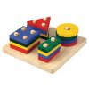 PlanToys Doska s geometrickými tvarmi