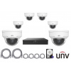 4MPx IP kamerový set UNIVIEW 6+1 (dome)