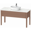 DURAVIT Luv stojaca skrinka pod umývadlo, pod dosku, 1 zásuvka, 1338 x 570 x 743 mm, mandľová matná lakovaná, LU956105454