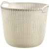 CURVER KNIT L 30L Guľatý kôš na bielizeň 39 x 39 x 33 cm, krémový 03673-X54