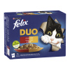 Felix DUO Lahodný výber v želé, hovädzie, jahňacie a morka 12 x 85 g