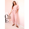 Kesi Włoski Komplet z viskózy blúzka + nohavice Farba: Tmavá púdrovo ružová, Rozmer: universal Kód produktu: ART5920