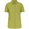 KARIBAN VINTAGE JUDITH K548 / Dámska košeľa s krátkym rukávom - burnt lime M