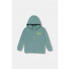 Detská bavlnená mikina United Colors of Benetton 3J68G503V.P.seasonal tyrkysová 98
