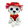 Plyšová hračka Tlapková patrola Psík hasič Marshall 23cm Plush