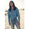 Lee Pánska rifľová košeľa Wrangler® Western Shirt in Seafoam Surf 112357194 Farba: Modrá, Veľkosť: XL