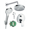 Hansgrohe Metris New - set 2 - sprchový systém podomietkový