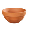 Nohel Garden Keramický kvetináč v tvare misky 16x7 cm Flower Natur, terakota
